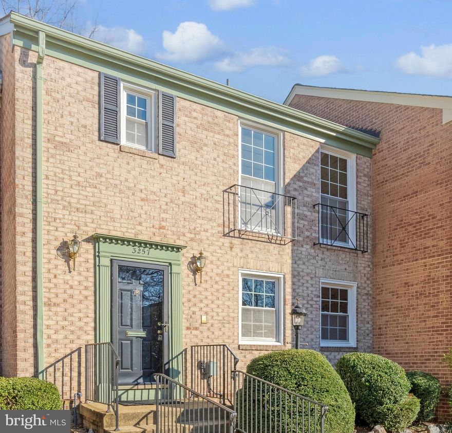 OPEN HOUSE, SAT & SUN, FEB 24 & 25, 1-3 PM! OPPORTUNITY KNOCKING! This solid 4 BR, 3.5 BA home is well maintained and offers you a rare chance to buy below market and update at your leisure. The home is entirely livable right now and has impressive intrinsic features. Its lot and location are ideal! The construction is solid brick and block. There are some updates including replacement windows and doors, Trane AC (2018) and a 25-year roof installed in 2007. *** Check out the floor plan in the photos and virtual tour. There are three bedrooms on the upper level including an owner's suite with three closets. The main level has open living and dining rooms and a spacious kitchen with separate pantry. Downstairs the walk out lower levels gives you a bright rec room, 4th bedroom, a 3rd full bath plus a large laundry room with built in shelves. The finished lower level boasts new flooring and fresh paint. *** Fabulous natural light on all three levels, an unusually lovely treed view and abundant parking make this townhome a great investment. *** There are extensive hardwood floors already installed on the main and upper levels as well as two staircases -- a quick sand and top coat would work wonders! *** The kitchen and baths are in mint condition -- just waiting for you to put your special touches on them. *** Cambridge Station, a small enclave of attractive homes surrounded by parkland, is a great place to call home! Here you are in easy walking distance of three parks -- one is just across the street! Shops and restaurants are also in easy walking distance as is Fairfax High School and the bus to Metro. Fairfax City property taxes are lower than those in the County and has a hometown vibe with frequent festivals, movie nights, "Rock the Block" music and the best 4th of July celebration! *** Offers, if any, due Monday 6 pm. This is an estate sale -- the owners have never lived there and have no actual knowledge of its condition. Estimates of improvement ages are based on paperwork left in the house.  Pre-offer 1 hour inspection allowed by appointment with listing agent. Priced for quick "As Is" sale
