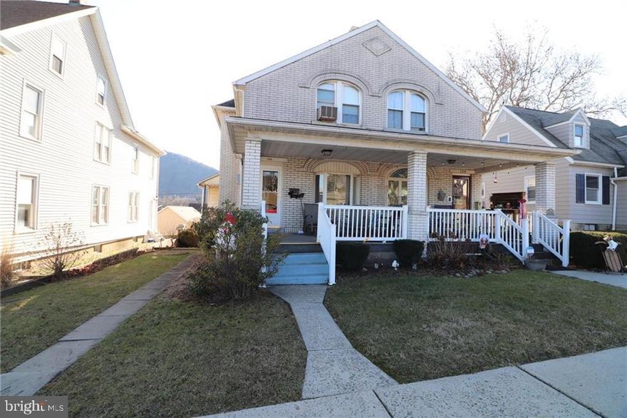 MULTIPLE OFFERS RECEIVED! SELLER ASKS FOR ALL OFFERS TO BE SUBMITTED TO LISTING AGENT BY 5PM FRIDAY.    READY FOR NEW FAMILY MEMORIES AND TRADITIONS! 3-BR, 1-BA twin home located in the neighborhood of Palmerton, within walking distance of schools, parks, churches and downtown shopping, is waiting for you! You’ll fall in love with the open floor plan, extended living room with fireplace greeting you the moment you enter. Family owned for over 61+ years! While the home may need some updating, it has been well maintained with Newer oil tank and newer furnace installed approx. 10 years ago. Kitchen features oak cabinets, Formica counters, plus an alcove with built in table and bench and appliances. The 2nd floor has 3 sizable bedrooms and full bathroom. The full unfinished basement includes separate rooms for a recreation area, workshop and laundry that walks out to the rear yard. A sizeable yard, landscaped gardens, plus a 1 car detached garage with 2nd floor storage and a carport large enough for 2 cars and are a BONUS!. CALL TODAY!