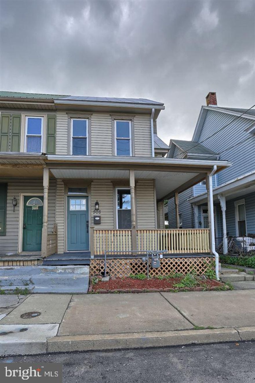 Straight off an episode of HGTV! At least it looks that good! This home has it all, 1st Floor Powder & Laundry Room. Central Air, New Gas Furnace, Calming Neutral Paint Throughout and Modern Light Fixtures. Stylish Kitchen with New Stainless Steel Appliances,Granite Counters, Slow Close Drawers & Eat in Area. Hall Entered Bedrooms, Fenced Yard with Plenty of Off Street Parking along with a Covered Front Porch & 2nd Floor Balcony. Seller will consider stoning or concreting the basement w/ acceptable offer.