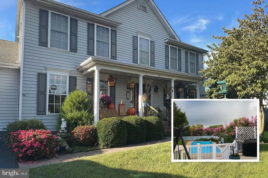 This inviting three‑level home in the sought‑after Leeland Station subdivision offers comfort, style, and convenience just minutes from the Leeland train station.

The kitchen is thoughtfully designed with pull‑out cabinetry for easy storage, a center island perfect for prep and gathering, and abundant counter space. The adjoining eat‑in area opens directly to the deck, creating a seamless flow for entertaining. From here, the kitchen connects to the family room with a cozy gas fireplace, making it the true heart of the home.

Step outside to your own backyard oasis. A sparkling pool serves as the centerpiece, surrounded by a privacy fence and lush landscaping that create a secluded, serene retreat. The deck offers plenty of space for summer barbecues or quiet evenings outdoors, while the front porch adds charm and welcoming curb appeal.

On the main level, a formal living and dining room provide flexible space—ideal for a home office, playroom, or additional entertaining. A convenient half bath completes this floor.

Upstairs, the owner’s suite is a true retreat. With vaulted ceilings, generous proportions, and abundant natural light, it feels like a private sanctuary. The en suite bath features a soaking jacuzzi  tub, separate shower, and dual vanities, designed with pull outs in cabinets,  great for everyday convenience. Three additional spacious  bedrooms and a second full bath complete the upper level, offering space for family, guests, or hobbies.

Additional highlights include a two‑car garage and an unfinished basement ready for customization—whether you envision a gym, recreation room, or more.