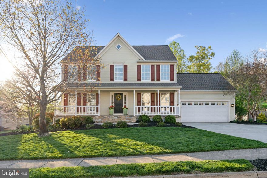 Charming Colonial with Stunning Outdoor Living & Modern Upgrades! Welcome to this beautiful colonial featuring a charming country front porch with stone accents, perfect for relaxing mornings and evenings.
Inside, the home boasts hardwood floors throughout the entire main level and has been freshly custom painted for a modern, move-in-ready feel. The separate dining room shines with chair railing and crown molding, while the lovely living room offers versatility as a home office or formal sitting area.
The spacious and cozy family room is the heart of the home, featuring a gas fireplace with a mantle—ideal for gathering with loved ones. The eat-in gourmet kitchen is a chef’s dream, complete with granite countertops, a large island, upgraded cabinets, recessed lighting, tile backsplash, gas stove, built-in microwave, farm sink, pendant lighting, and a pantry. Outdoor living at its finest! Step through the sliding glass doors onto a massive screened-in porch, perfect for entertaining or unwinding in the evenings. This stunning space features ceiling fans, bump-outs for extra seating, outdoor lighting, and fresh paint. From the porch, step onto the grilling deck, which leads down to a spacious stamped concrete patio that extends under the deck—offering even more room for gatherings. The professionally built stone paver fire pit area creates the perfect ambiance for cozy nights outdoors. Upper Level Retreat: Spacious primary suite with vaulted ceilings, two closets, and abundant natural light. Beautifully updated primary bath with double sinks, a large walk-in shower with a bench seat, and ceramic tile flooring and shower walls. Generously sized additional bedrooms with ample closet space. Nicely updated hall bathroom with double vanity, the hall bathroom includes seamless glass doors, on the shower/tub , and ceramic tile for a more polished and luxurious touch.
Convenient upstairs laundry room for easy access. Fully Finished Walkout Basement:
Large rec room perfect for a home theater or game room, dedicated workout/gym area. Updated full bath with open shelving and ceramic tile, 5th bedroom for guests or additional family members. Oversized finished storage closet. Large unfinished storage area for even more space. Walkout access to the fully fenced backyard. Additional Features include,  Ceiling fans throughout for added comfort, irrigations system making it easy to keep that lawn in top shape! Great schools & prime location! Austin Ridge offers easy access to both Exit 140 and Exit 143, making commuting a breeze.  Additionally, you're just minutes from local athletic fields at Embry Mill, the Jeff Rouse Center, and Publix, as well as shopping, dining, and major commuter routes. Don’t wait—schedule your private tour today!