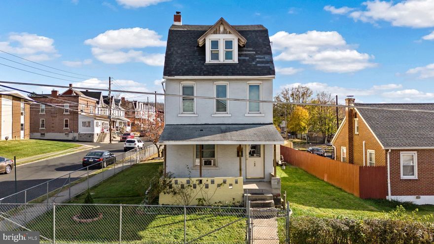 CHECK OUT THIS MASSIVE SINGLE HOME IN A CORNER LOT ON THE EAST SIDE OF ALLENTOWN! 6 comfortable bedrooms! (one currently being used as walk in closet)2 full bathrooms* Walk out full basement* Spacious semi fenced yard* Covered car port for 2+ vehicles**With a little TLC you can bring this property back to life! Greeted by either the front porch or back enclosed porch you can enter the properties first floor through both E union ST or S Bradford ST. First floor consist of 1 bedroom, 1 full bathroom, LR, dinning area/eat in kitchen & enclosed back porch. Indoor access to the basement is in this floor as well; the basement has an additional walk out exit. Up in the second floor you will find 3 bedrooms as well as the second full bathroom. One more floor up(3rd floor) you will find the last two bedrooms where one is currently being used as a walk in closet; access to the attic is in this room as well. Outside you will appreciate the semi fenced wrap around yard as well as a covered carport for 2+ vehicles! Bring your handyman skills and make this beauty shine! Hurry, this will not last!