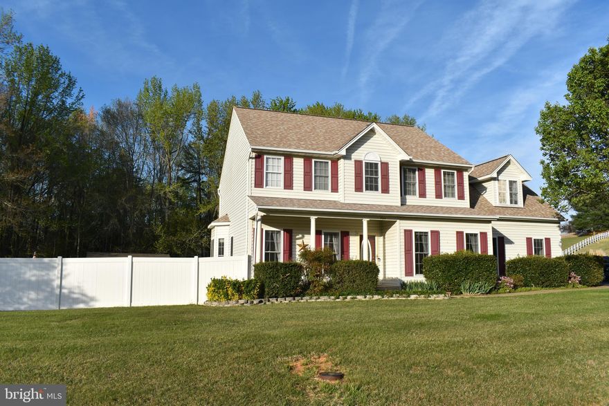 Coming Soon!!
MORE PHOTOS WILL UPLOADED SOON!!
Welcome to 7211 Cattail Court Fredericksburg VA 22407. This fantastic home will be the source where you will create many great memories along with your family and friends. This private oasis sits on a 2.99-acre corner lot that while private and secluded is close to multiple hospitals and shopping areas. This 2,300 square feet Colonial offers 4 bedrooms, 2.5 bathrooms and a 2 car attached garage along with a large driveway where you can park multiple vehicles. Why did a call it a private oasis you may ask? Well, this house offers an inground pool with a new liner and a new hard cover with a private 6-foot fence. Most of the perimeter of the lot was recently fenced in to add more privacy to your yard.
Upon arrival you will be welcomed by an inviting front porch, perfect for those morning coffees or evening cocktails while watching the beautiful sunsets. Once you enter the home you will feel that this is the one for you. The main level offers a formal Living Room, a formal Dining Room, a Family Room with a gas burning fireplace and a great view of your inground pool, a Breakfast area and a recently updated kitchen with a kitchen island, granite counter tops, Stainless Stell appliances and to top it all a built-in wine cooler. The upper level offers a large Primary bedroom with a walk-in closet and a 5-piece Primary bathroom. The upper level also offers 3 additional bedrooms, a recently updated full bathroom and for your convenience the laundry room is located upstairs. 
Recent updates include a new water heater, a new $22K top of the line HVAC system with an electronic filter system and a transferable warranty through FH Furr, a new water heater (2025) with 10-year warranty through FH Furr, vinyl and wood fence (2023), Pool liner (2024), pool safety cover (2024)
Come and take a look at this home you will not be disappointed.