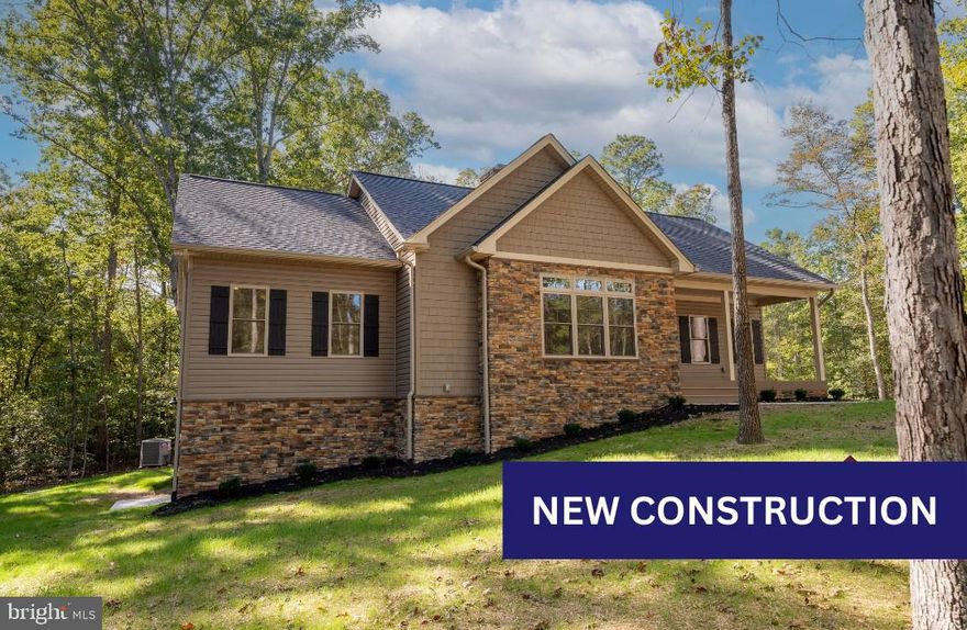 Welcome to 7611 Browns Farm Road! This to-be-built NEW CONSTRUCTION is ideally situated on a 5.02 acre lot in Spotslyvania County and features 1,791 SF with 3 bedrooms, 2 baths, attached 2-car garage and unfinished WALK OUT BASEMENT with a rough-in for a full bath. Interior of the home provides CATHEDRAL ceilings in the main living areas, 9' ceilings throughout the home, luxury vinyl plank flooring throughout, a corner stone fireplace and hearth, and an OPEN CONCEPT FLOOR PLAN. Spending time with family and friends is a treat in this UPGRADED kitchen that features GRANITE countertops, a large island, & matching STAINLESS appliances. Primary bed features a large WIC & private full bath and linen closet. Two additional large bedrooms, one featuring a WIC & additional closet are located on the opposite side of primary. The basement will be framed in for future expansion if you need it as well. PHOTOS OF COMPLETED HOME ARE FOR EXAMPLE ONLY. FEATURES SPECIFICATIONS ETC. ARE SPECIFIC TO THIS LISTING and dependent on stage of construction at time of contract - SEE ATTACHMENTS. Completion is estimated to be 6-7 months from ratified contract. This home is a MUST-SEE! We hope you call it home!