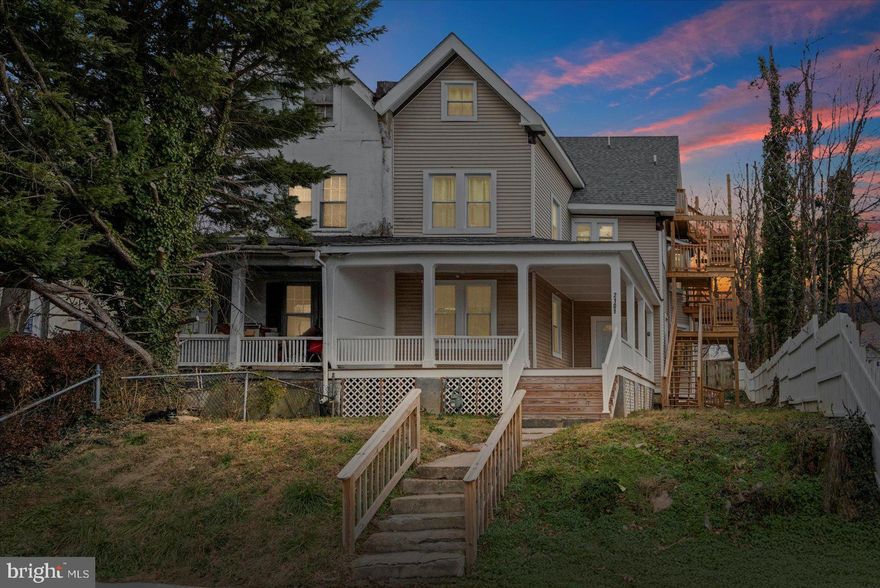 Fully renovated and spacious 6-bedroom, 3-bath home offering modern updates and flexible living space. This beautifully updated property features a thoughtfully redesigned interior with updated kitchens and bathrooms, contemporary finishes, and ample natural light throughout. Enjoy outdoor living with a private rear deck, perfect for entertaining or relaxing, along with a side fire escape providing additional access and safety. The home offers generous bedroom sizes, multiple living areas, and a layout ideal for larger households or shared living arrangements. Conveniently located near major commuter routes, local shopping, dining, and city amenities, this property combines space, functionality, and modern comfort in a desirable Baltimore neighborhood