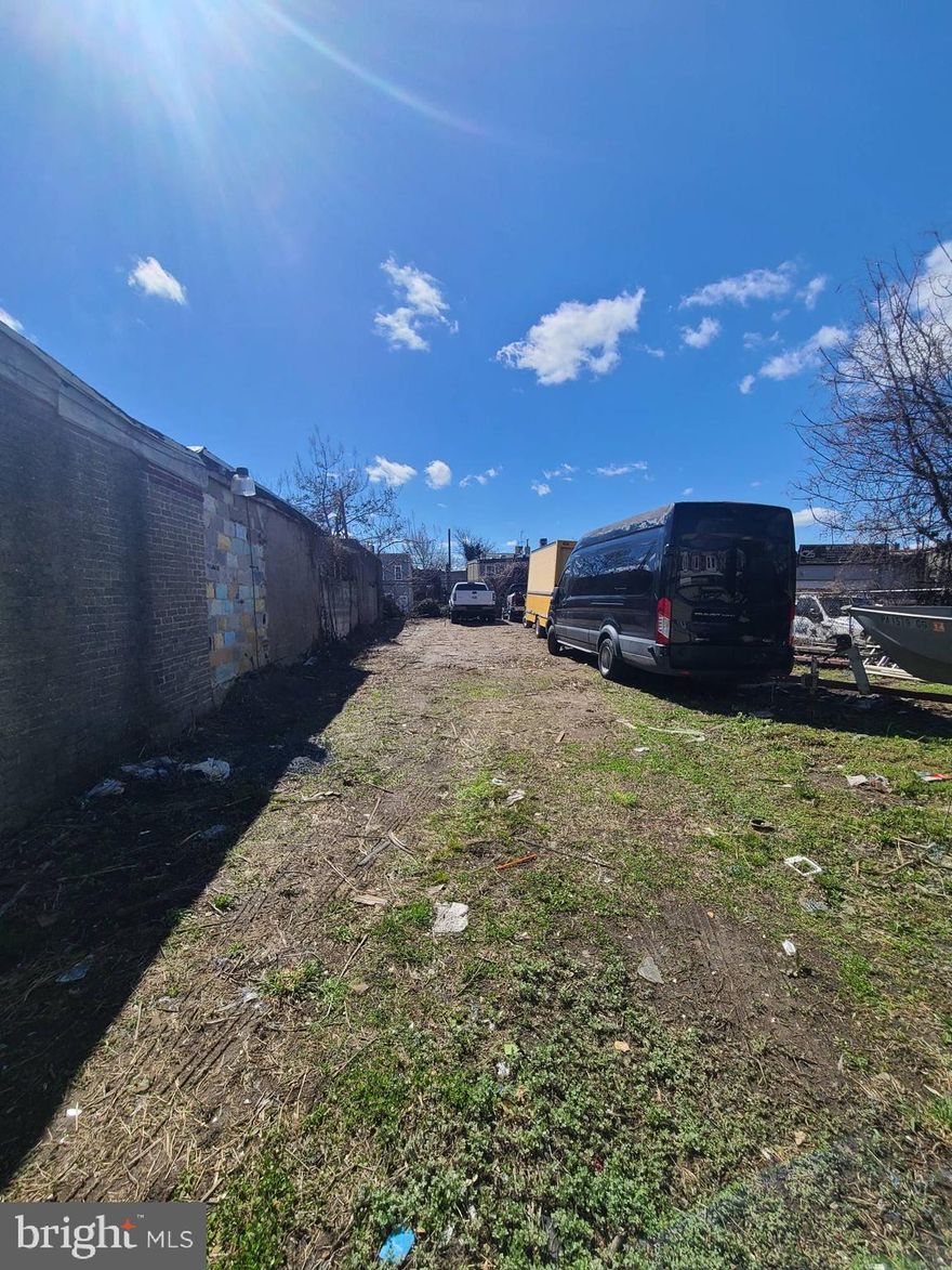 Prime large lot available in the Temple University area.