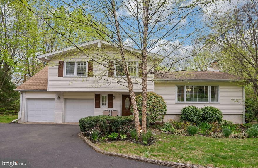 Welcome to this stunning home in the highly sought-after Frazier Woods section of Huntingdon Valley—a true gem that effortlessly combines comfort and functionality in one of the area's most desirable neighborhoods! As you step into the inviting foyer, you’ll immediately notice the gleaming wood flooring and double coat closet—an ideal space to welcome guests and store everyday essentials. From here, the layout gracefully flows into a beautifully appointed family room featuring a gas fireplace and large sliders that open to the serene backyard. This versatile space is perfect for relaxing with family or can serve as a fantastic home office for those seeking a quiet, inspiring workspace. Conveniently located on this level is a powder room and access to the spacious two-car attached garage—a true luxury in any home, offering ease and security with plenty of room for storage. Upstairs, the open-concept main floor is the heart of the home and is perfectly designed for entertaining and everyday living. The sun-drenched living room is anchored by a second gas fireplace, flanked by French doors and a dramatic picture window that floods the room with natural light and offers views of the lush surroundings. Whether you're hosting a cozy gathering or a lively holiday celebration, this space adapts beautifully to any occasion. The adjoining dining room is both charming and functional, offering the perfect backdrop for family dinners or special occasions. A stunning triple window frames picturesque views of the wooded backyard, creating a tranquil dining experience. The kitchen is a true chef’s delight, outfitted with gas cooking, granite countertops, an abundance of cabinetry, stainless steel appliances, including a double oven and a brand-new gas cooktop. A breakfast bar with seating for four adds a casual dining option, while the adjoining breakfast room provides a sunny nook for daily meals. Step outside from here onto the deck—perfect for morning coffee or alfresco dining . The second level offers three spacious bedrooms and two full bathrooms. The primary suite is a relaxing retreat with a gas fireplace, a walk-in closet, two additional closets, and a dedicated dressing area that leads into the en-suite bath, complete with a stall shower.  The additional bedrooms are generously sized and the newly renovated hall bath boasts a tub with tile work—both stylish and functional. But wait—there’s more! The finished lower level provides even more living space with a large bonus room that can serve as a second family room, playroom, or media area. This level also houses the laundry area and extensive storage options, ensuring that everything has its place. Step outside and prepare to be amazed—the backyard is an entertainer’s dream. A beautiful built-in pool is surrounded by an expansive deck and patio area, offering endless opportunities for outdoor fun and summer entertaining. The lot is exceptionally private, bordered by mature trees and featuring a large, lower yard area ideal for playing, exploring, or simply enjoying nature in your own secluded oasis. Location truly sets this home apart. Nestled in a quiet, prestigious neighborhood, you're just a short walk to the Huntingdon Valley Country Club and only minutes from top-rated schools, shopping, dining, and all the amenities that make this area so special. Don’t miss your chance to own this extraordinary property. Schedule your private showing today!