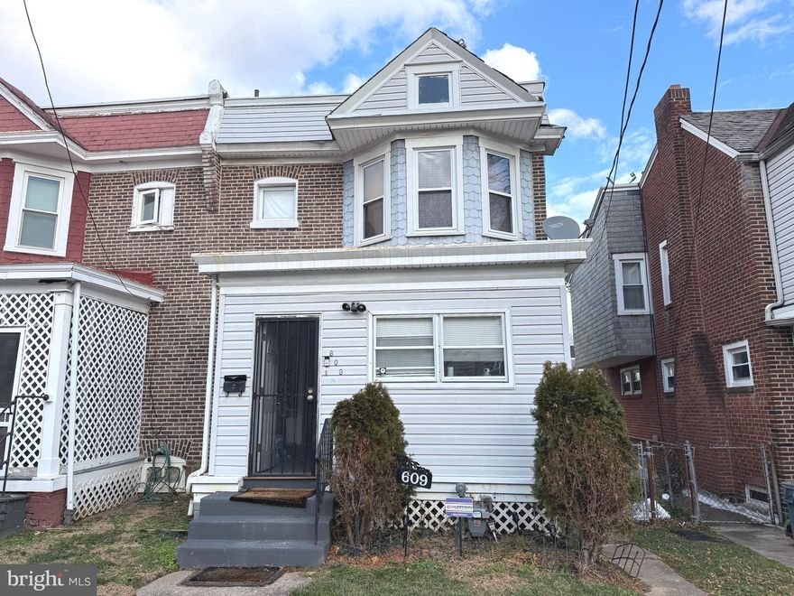 Charming twin home located in a desirable Wilmington neighborhood. This well built property offers classic character along with strong potential for buyers looking to add their personal touch. The home features an updated kitchen and an updated first floor half bath. Major improvements include a newer roof and heating system installed in 2023, a water heater replaced in 2021, and new basement windows added in 2025.

The home offers a functional layout with spacious rooms, updated flooring throughout the main level, and abundant natural light. One of the bedrooms includes access to a rear balcony, providing a pleasant outdoor extension of the living space. The low maintenance backyard offers space for gardening, entertaining, or relaxing.

Conveniently located near parks, schools, shopping, dining, and major routes, with easy access to downtown Wilmington and surrounding areas. Ideal for owner occupants or investors seeking a solid opportunity. Property is being sold in as is condition. Showings will begin Friday, January 16, 2026.