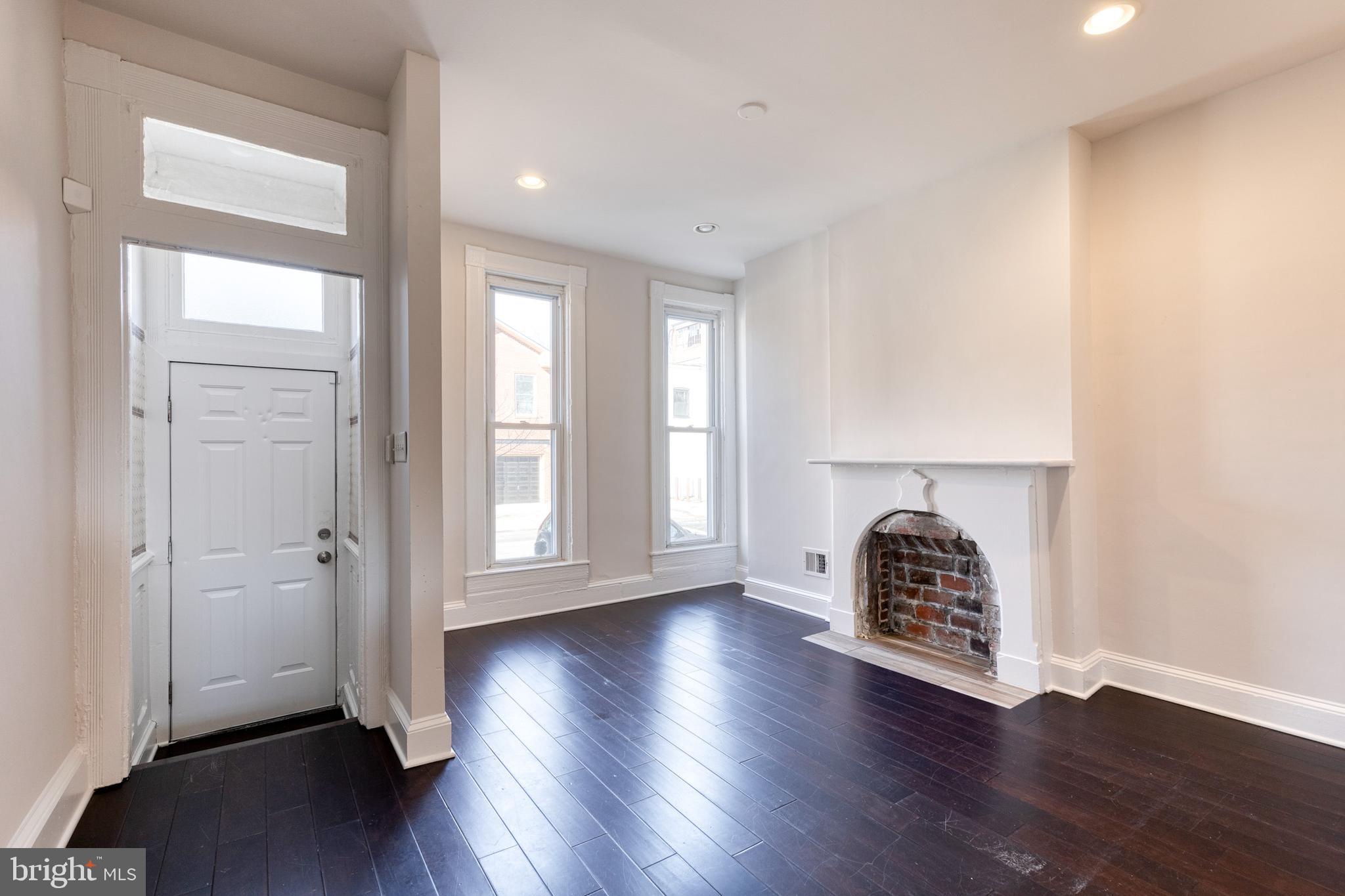 This 3-bedroom row home across from Union Square is available for rent now! Featuring an open, eat-in kitchen, large full bathroom , gleaming hardwood floors throughout, charming exposed brick, and an abundance of natural light. Plus, extra storage space in the basement. Conveniently located near University of Maryland/Biopark, Camden Yards & M&T Bank Stadium, and more.