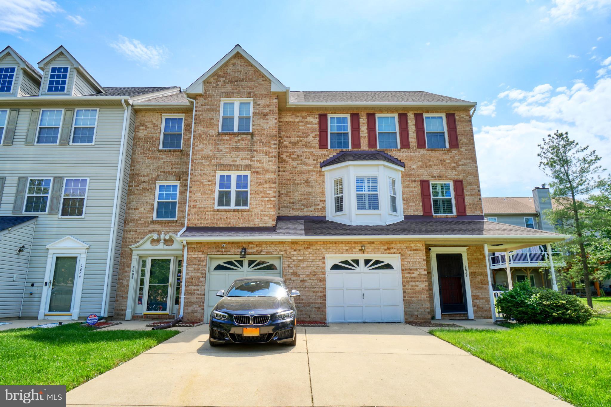 Fantastic Garage Townhome home with 3 Levels, 4 Bedrooms, 2 full bathrooms and 2 powder rooms. Home boasts eat-in gourmet kitchen, living room, dining room, security system, hardwood flooring. two sheds, private deck and patio. Features one Master Suite on upper level, and 1 bedroom in the basement with one Bathroom on each level, it is the perfect place to make it home. Attic Ceiling fan installed in 2012. HVAC System is 7 years old. All windows, patio doors and commodes were replaced 6 years ago. Roof was replaced with architecture shingles 5 years ago. Master bathroom and d'veouble vanity were completely renovated 4 years ago. The powder room on the first floor underwent complete renovation 3 years ago. 2 years ago, the kitchen and dining room was upgraded with the addition of new flooring and recess lighting. Conveniently close to shopping, Andrews AFB, National Harbor and Washington DC. Please submit your highest and best promptly as seller will review offers as they come in. Please wear face mask. PLEASE TURN OFF ALL LIGHTS AND LOCK ALL DOORS UPON EXITING.