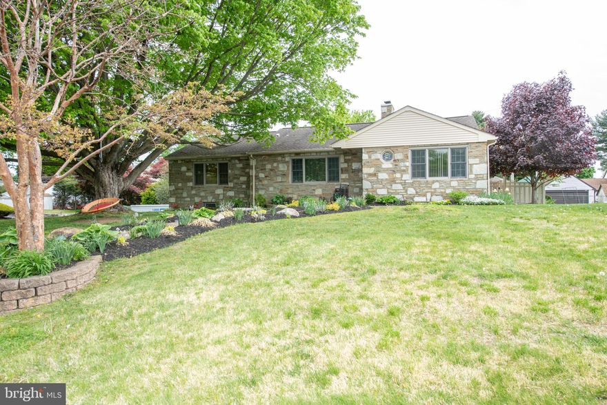All stone Rancher in the Meadowbrook section of Abington school district with 4 bedrooms 3 full baths updated kitchen newer central air with hot water radiator heat. This magnificent corner property is constructed of all stone with a private and large side yard which is situated off of a enclosed 4 season gazebo room with a hot Tub. This one-of-a-kind opportunity won't last.