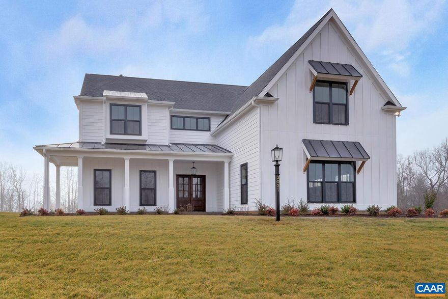 The desirable Monterey plan blends luxury design, quality craftsmanship, and modern living! Set on a scenic 1-acre homesite with breathtaking mountain views, this home offers the perfect balance of comfort and function in an ideal location, close to all things Crozet. The light-filled main level features a private study and an open-concept great room. The gourmet kitchen and spacious dining room extension are ideal for both entertaining and everyday living, plus a Nook of the Kitchen for everyday eating. Upstairs, a private Primary Suite, oversized Laundry room, 3 Bedrooms with 3 Bathrooms & Bonus Room ensure a space for everyone to enjoy. High-quality finishes include 2x6 exterior walls, a custom Mahogany front door, wood shelving throughout, and a zoned 15 SEER HVAC system. With public water and sewer, a 2-car side-load garage and easily accessible mechanicals, this home has so much to offer. Walkable to both Downtown Crozet and Old Trail, this rare opportunity offers the best of location and lifestyle. And with the ability to make interior selections alongside our talented Design Coordinator, you can truly design the dream home you've always wanted and move-in the Summer of 2026!,Granite Counter,Maple Cabinets,Painted Cabinets,Wood Cabinets,Fireplace in Great Room