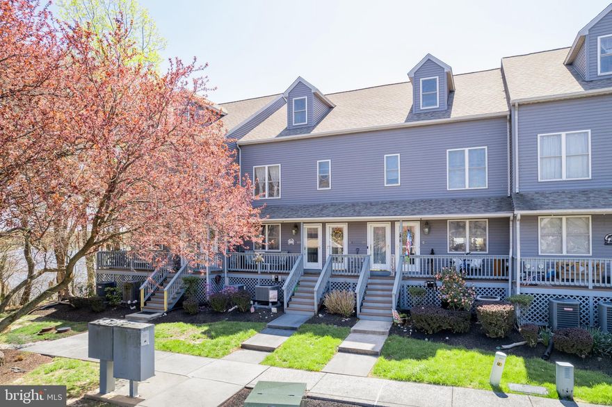 Welcome to life on the Upper Chesapeake Bay!  Vacation at home at this wonderfully maintained North East River beauty.  Rarely available 3 BR 2 BA upper unit with winter waterfront views.  2 decks to relax on and enjoy the abundance of natures tranquility.  Community offers community pool, tennis courts, private boat launch, boat/kayak storage, picnic area and so much more.  Easy Walk/bike ride into quaint North East Md.  Fresh paint, newer carpet (hardwood under main level carpet), upgraded appliances are just a short list of why this home should be yours. Boat slips may be available to purchase/rent.