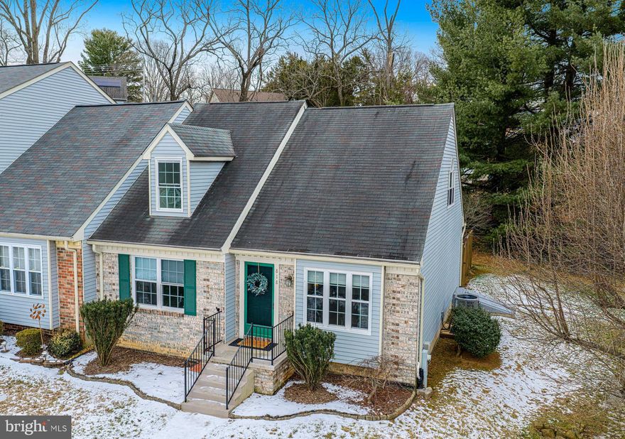 MULTIPLE OFFERS RECEIVED. HIGHEST AND BEST TO BE SUBMITTED IN WRITING BY MONDAY 2/2 BY 6:00O PM.  A unicorn of a townhome offering true main level living with a main-level bedroom suite for  under $400,000—and it’s an absolute STUNNER!

Tucked into a charming, thoughtfully designed community, this end-of-group Cape Cod–style townhome offers approximately 2,600 total sq. ft (1,600 above grade) and is loaded with beautiful updates throughout. The stunning open-concept kitchen features new leathered granite countertops, stainless steel and black appliances (new refrigerator and microwave), and a bright breakfast area with a bay window bump-out. Just off the kitchen, a versatile flex space works perfectly as a dining area or sitting/family room and includes a slider leading to the backyard.

The main-level primary bedroom offers true one-level living with a large closet and a dual-entry bath featuring a newer vanity and walk-in shower. Upstairs, a loft with charming white built-ins overlooks the two-story family room—ideal for an office, gym, den, or hobby space—plus a spacious second bedroom with a private full bath and large walk-in closet.

The unfinished lower level offers abundant storage and a dedicated hobby or workshop area, with easy potential to finish into additional living space by removing some of the existing shelving.

Additional highlights include new LVP and carpet throughout, fresh paint throughout, main-level laundry, vaulted ceilings in the family room, floored attic storage (accessible from the second bedroom closet), modern black and brass designer lighting, brass hardware, two assigned parking spaces, and a classic brick front accented with elegant dentil molding for timeless curb appeal.

Out back, enjoy a quaint retreat featuring a step-down deck and a paver patio, beautifully framed by raised flower beds that encircle the patio for a charming, garden-like setting. Positioned on a corner lot, the home benefits from additional adjacent common space and close to additional green space just beyond the street. 

Conveniently located just minutes from downtown Bel Air shops, restaurants, brewery, bakery, farmer's market, and downtown Bel Air festivals. Easy access to the Ma and Pa Trail right at Morse Mill Rd. Mins to Rt 1 and close proximity to I-95, Baltimore, and Towson.

Peace-of-mind updates: HVAC (2025), windows ( approx. 10 years), roof ( approx. 13 years). HOA includes front and side grass cutting, snow removal, and trash. 

Don’t miss this rare opportunity—it’s literally the only one like it on the market!