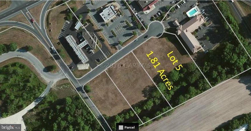 Opportunity Zone - 1.81 acre lot on Punkin Court.  Zoned Regional Commercial.  Located just off Rt. 50 eastbound and the US Rt. 13 Bypass.  Adjacent to Exxon/Subway, Denny's (which averages 20,000 customers per month) and Sleep Inn (which averages 16,000 guests per year) and Wendy's.  Only 2 minutes to Shorebirds Baseball Stadium and 5 minutes to Salisbury Ocean City Airport.