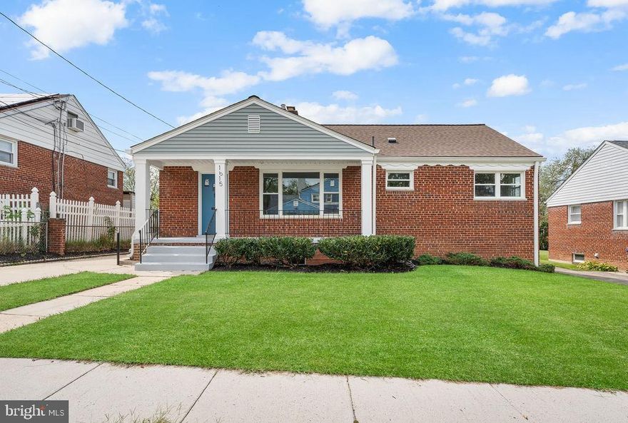 Prime location! Welcome home to 1615 Parham Rd in Silver Spring! This turn-key 3 bedroom 2 bath single family home boasts all the upgraded finishes you can ask for. When you walk inside you're greeted with an open floor with lots of natural light. The living room features a wood burning fireplace with a luxurious & sleek carrara marble surround, all new flooring and recessed lighting. The beautifully updated modern kitchen features new countertops, tile back-splash and all new stainless steel appliances. With 3 nice sized bedrooms and all bathrooms have been updated with beautiful modern finishes. The fully finished walkout basement provides lots of space that can be used as a home office, gym, family room or guest room. This home sits on a nice lot with great outdoor space and outback there is a spacious fully fenced back yard. Located in close proximity to dining & shopping and convenient commuter routes I-95, 495 and about 4 miles to Silver Spring Metro!