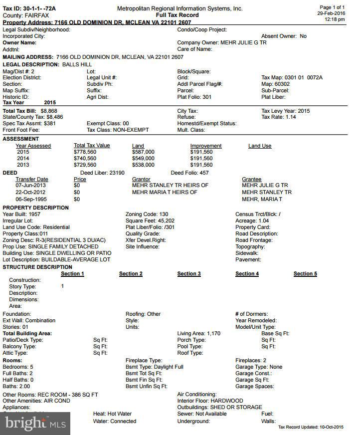 NONE AVAILABLE - Residential