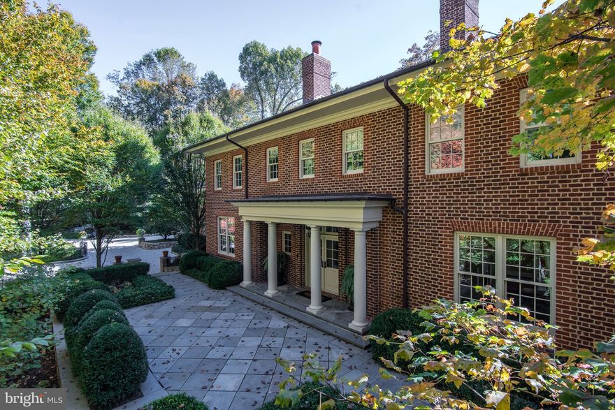 Incomparable construction with some of the most beautiful selections and finishes you will ever see.  This home is truly a masterpiece from top-to-bottom.The Brazilian mahogany floors are exquisite.  Everywhere you turn there are thick moldings, leaded glass decorative windows, coffered ceilings, stone flooring, eight fireplaces all with spectacular custom mantels.  You have to see this in person to understand this home is at a level much higher than any of those available at this price.  The photos do not do it justice.  The cherry paneled library is stunning with herringbone floors, triple palladian windows overlooking acres of woodland and a handcrafted fireplace mantel with a lion head detail.  No expense has been spared in the construction of this home.  Sited on a knoll at the end of the street affords the utmost in privacy and serenity.  Take advantage of this incredible opportunity now while rates are low.  This is a home for a lifetime!