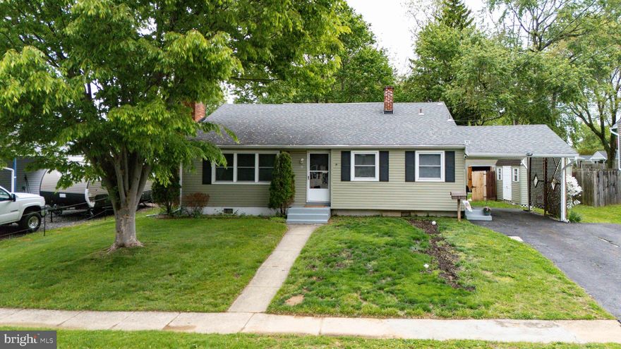 Beautifully maintained home with a spacious, open feel. The living room features vaulted ceilings, a fireplace, and overlooks the upper level with three bedrooms. The lower level provides a spacious family room—perfect for relaxing or entertaining—along with a utility room and convenient half bath. Updates include replacement windows, plus roof and siding (2017). Hardwood under the carpets . Outdoor highlights include a fenced rear yard and a large shed with electric and finished drywall—perfect for a workshop—along with two additional storage sheds. Great location near the University of Delaware, shopping, and I-95 for easy commuting.  Take a look won't last long