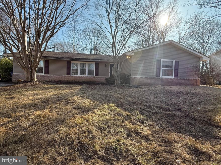 Opportunity knocks at 138 Jefferson Road in Waldorf, Maryland—a great chance for investors, renovators, or buyers looking to build equity. This one-level rambler offers the convenience of single-level living and sits on a nice, flat lot with a fully fenced rear yard, providing excellent outdoor space for entertaining, pets, or future landscaping improvements.

The property experienced water damage from a refrigerator water line, which resulted in discoloration inside the home. The affected areas have since been professionally cleaned and the air quality remediated, providing a clean starting point for the next owner to complete renovations and restore the home to its full potential.

With the major cleanup already completed, this home presents an excellent value-add opportunity for buyers ready to bring their vision and improvements. The layout offers strong potential for a modern refresh, making it an ideal project for investors or owner-occupants using a renovation loan.

Please note: Due to the current condition, the property will not qualify for traditional financing. Cash or renovation financing only.

If you’re looking for a property with great bones, a convenient Waldorf location, and room to add value, this is a fantastic opportunity. Priced accordingly to reflect its condition and renovation potential. NOTE:  Some rooms have been virtually staged