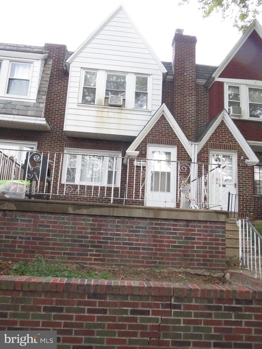 Mayfair East Rowhome, 2 Bedrooms 2 Full Baths, Formal Living Room and Dining Room. Basement has  the garage space changed over and  finished into a Family Room or another bedroom with a Full Bath, also has the Laundry area were the exit is to the backyard. This house has been freshly painted, new flooring. new Rubber Roof. Close to Transportation, Shopping and Schools. The Roof has been coated and maintained every 3 years, no leaks during the owners time in the house. The home is centrally located to Shopping, the full of Frankford Ave and Cottman  Ave. The Septa bus stop is 1 block away, taking you to the Elevated Train to Center City and the Regional Lines. You are also in walking distance of the Regional lines running the Eastern Seaboard, from Maine to Florida. There are schools in the immediate area and also Faith oriented centers. the owner is flexible for Settlement and will work with a Buyer in regards to terms of a deal.