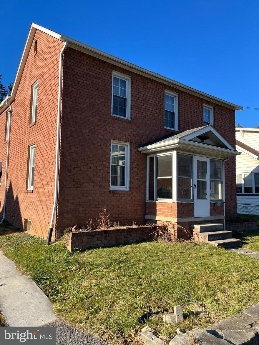 This well kept 4 bedroom /2 bath house, located centrally between Mt. Savage and Cumberland boasts over 2,000 sqft of living space. A large, 2-story outbuilding sits on the rear of the property and could be used for a workshop or storage. This home also has central air, architectural shingles, enclosed back porch, fenced-in yard and garage.