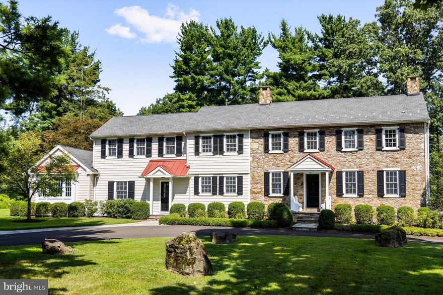 **Welcome to 3087 Creamery Rd.**, a breathtaking historic estate nestled on 16.49 acres across two parcels in the highly sought-after New Hope, PA region. The primary parcel encompasses 3.18 acres and features a meticulously maintained home dating back to 1790, enriched by significant additions from the 1840s and a recent renovation in 2013, seamlessly blending historic allure with modern convenience. The adjacent 13.31-acre parcel, benefiting from Act 319, boasts impressively low annual taxes of just $270, providing exceptional privacy and opportunities for hobby farming, equestrian activities, or natural preservation. One could create a family compound by building a second home or guest house on the approved building envelope. 

This remarkable property harmoniously combines charming historical elements with contemporary comforts. Inside, the original residence showcases beautiful hardwood floors and has been thoughtfully updated with durable hardy plank siding, enhancing both aesthetics and longevity. The family room's fireplace chimney has been resurfaced with authentic local stone, perfectly complementing the home’s character. The upper level features three generous bedrooms, each with its own en- suite bath, including a luxurious primary suite. A convenient upstairs laundry adds to the home's functionality. The residence includes three full bathrooms and a half bath, all equipped with modern fixtures. The primary bath is a true retreat, featuring a porcelain claw-foot tub with a custom wooden cover, new quartz vanity tops & fixtures, a spacious walk-in shower with multiple spray heads, and an enclosed water closet.

Experience warmth and ambiance in the cozy living spaces, enhanced by a gas fireplace perfect for relaxing evenings. The expansive kitchen is a chef’s delight, equipped with a large commercial oven, warming tray, and stunning granite and walnut countertops. The dedicated family dining area opens to a welcoming patio, ideal for indoor-outdoor gatherings. Built-in closets and display cabinets preserve the home’s historic charm, accentuated by deep window sills and original details that evoke timeless elegance.

Additional features include a basement laundry area, a whole-house generator for peace of mind, and an oversized two-car detached garage with a workshop, sink, and ample storage. Enjoy year-round comfort with central air conditioning.

This pristine property strikes the perfect balance between beauty and functionality, offering ample space for hobbies or equestrian pursuits. The 2013 addition includes a delightful mudroom adorned with beadboard panelling, iron hooks, and built-in seating with multi-compartment storage, marrying practicality with style.

Situated within the vibrant New Hope-Solebury School District, this home is conveniently located near arts theatres, antique shops, fine dining, and historical attractions. Commuters will appreciate the easy access to New York City and Philadelphia via nearby bus and train routes, as well as major airports along the 295 corridor.

This estate presents a unique opportunity to embrace historic charm, modern amenities, and serene privacy—ideal for those seeking a distinguished country home with a rich heritage and endless possibilities. Whether you’re interested in hobby farming, equestrian activities, or simply enjoying the cultural offerings of the renowned New Hope area, this property provides the perfect backdrop.