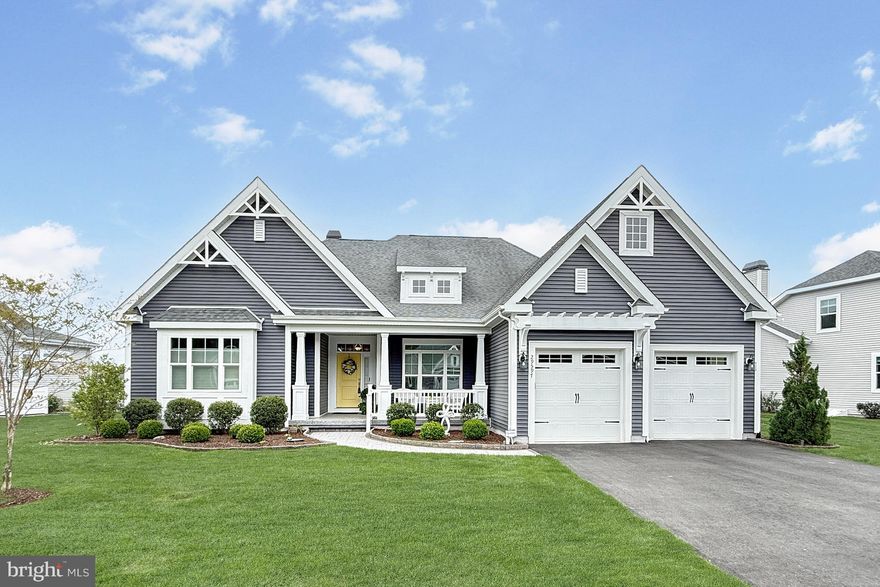 Easy Living Close to All of Delaware Beaches in This Desirable 55+ Development Between Rehoboth and Millsboro!  Check this Super Schell Brothers Herring Point Model Out Before It's Too Late.  Equipped With All the Bells and Whistles--- From 2 Primary Suites on One Level, to the Gourmet Kitchen, From a Security System, A 4 Foot Bump Out in the Garage, to the Owned Solar Panels, to the Luxury Engineered Hardwoods Throughout, Along With A Modern Fireplace To Wow You, and Crowned Moldings or Tray Ceilings In Most Rooms.    This Home also Features a Generator for your Peace of Mind and an Encapsulated Crawl Space.  Did I Mention the Views Out the Back?  Nothing But Water and Fountain Views From One of the Largest Ponds in The Community.   Independence Is A Premier Place to Live, With Pickle Ball, Bocci, Exercise Rooms, Trails to Walk, Tennis, an Indoor and Outdoor Pool, and A Clubhouse Like Few Around-- Complete With Dining On the Weekends.  This Is The Place For You and This Is The Home For You.  ( OPEN HOUSE SUNDAY 4/26  12-2)