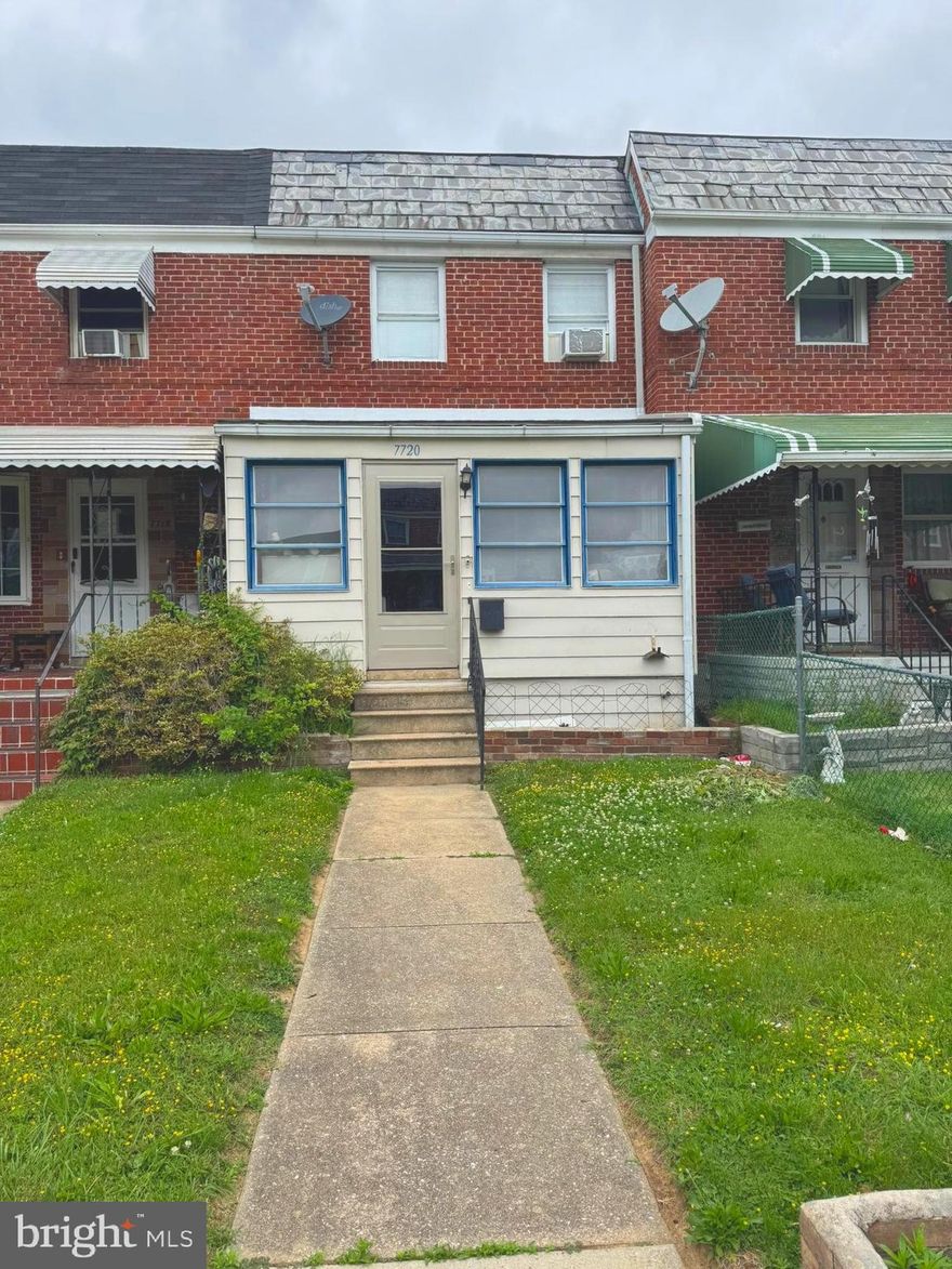 UPDATED AND SPACIOUS 2 BEDROOM 1.5 BATH HOME! Basement could be used as a 3rd bedroom or work from home office having its own half bathroom. Minutes from downtown Baltimore, 1 mile from Johns Hopkins Bayview Hospital. Finished basement for entertaining purposes or even extra living space. Beautiful hardwood floors on main floor and 2nd floor, includes washer and dryer, newer carpet in finished basement! New ceiling fans throughout, new high efficiency central air conditioning! Back yard with covered porch, great for cook outs. Grass cutting included.  Just steps to the playground, sport courts and ballfields at Colgate Park. This is a non-smoking and no pets rental dwelling. Property is available for move in on 7/4/25.
