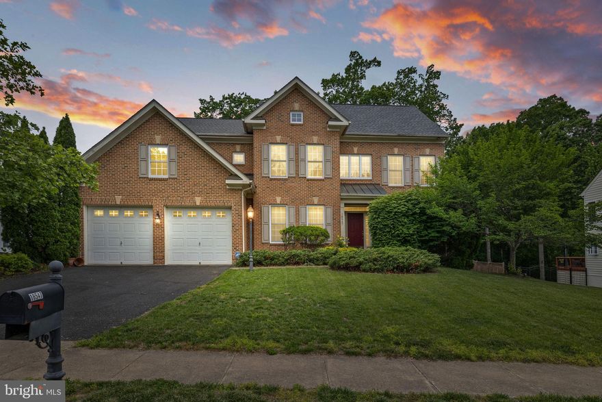 Welcome to this beautiful brick single-family home located in the highly sought-after Stonewall Manor, nestled on a generous half-acre lot. The main level offers a flexible layout with multiple rooms to suit a variety of needs. You'll find a private office or den—ideal for remote work—alongside a formal dining room, formal living room, and a convenient half bath. Hardwood floors extend throughout much of the main floor, adding warmth and character. The laundry room includes a sink and provides direct access to the garage for added convenience. At the heart of the home is a gourmet kitchen featuring granite countertops, stainless steel appliances including double wall ovens, a tile backsplash, and a well-appointed butler’s pantry. The two-story family room is a true showpiece, showcasing a cozy gas fireplace and a wall of windows that flood the space with natural light.
Upstairs, you'll find the primary bedroom with walk-in closets and an en-suite bathroom, complete with double vanities, a luxurious soaking tub, and a separate shower. Three more generously sized bedrooms share a full bathroom. The catwalk above the foyer overlooks the tall ceilings, adding to the home's open feel.
The unfinished basement offers abundant storage and endless potential for future customization, with a rough-in already in place for a bathroom. Enjoy walkout access to the backyard, which features a storage shed and back to trees.
Additional upgrades include newer roof (2019), hot water heater (2024), 1 of 2 furnaces replaced (2024), microwave (2024), and dishwasher (2024).
The HOA provides access to a community pool, along with trash pickup and snow removal services. Ideally situated just minutes from Quantico Marine Base, I-95, and Route 1, this home offers the perfect combination of comfort and convenience.