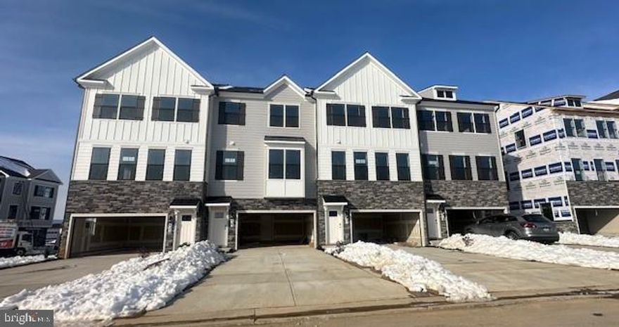 Quick Move in Auburn Townhome at Renn Quarter
eat the spring market! Stunning new construction 22' wide townhome featuring a 2-car front-load garage in desirable Frederick MD. This spacious home offers an open-concept main level with abundant natural light, perfect for every day living and entertaining. The modern kitchen showcases stylish cabinetry, sleek countertops and ample prep space seamlessly flowing into the dining and living areas. Upstairs, enjoy generously sized bedrooms, including a private owner's suite with a walk-in closet. Laundry conveniently located on the upper level. The entry level provides flexible space ideal for home office, gym or guest retreat. Brand new construction means energy efficient systems, contemporary finishes, and low maintenance living. Ideally located near downtown Frederick's shopping, dining, and entertainment, with easy access to major commuter routes. A rare opportunity to to own a wide format townhome in a prime location - don't miss it!