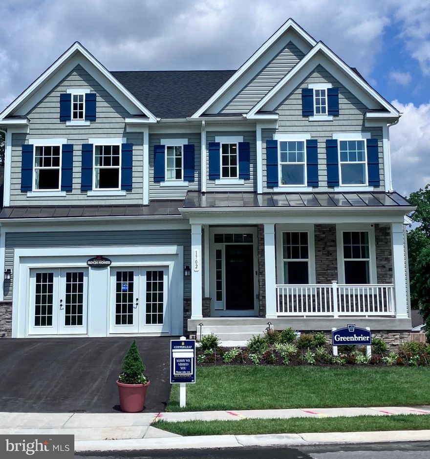 Finished rec room and full bath are now included!  For GPS to community, please use:  1727 Maple Ave. Hanover, MD 21076  **Koch Homes presents our top-selling Greenbrier model.  This is a to-be-built home.   This home can be constructed on any lot within the community with 2, 3, or 4-car garage availability.  $20,000 cash towards closing with use of Preferred Lender and Title Agency.  Photos are from an onsite model.  This gorgeous open-floorplan home features a plethora of layout options, making this the ultimate family home.  The Greenbrier can be configured to have 6 BR's & 5.5 Baths with over 4,800 finished square feet of living space!  The tandem 3rd garage bay  can be converted into a spacious 1st floor in-law suite.  Gourmet kitchens are standard issue in this community with GE (Profile Series) 5-burner gas cooktops, double wall ovens, and French-door refrigerators.  Upstairs you will find four nicely sized bedrooms, a hall bath with double sinks, (an optional 3rd full bath can fit inside of BR4).    Bedroom level laundry saves time and energy.    Stop by our new on-site model home and get more information about this amazing opportunity.  Beat the tariff increases - Koch Homes guarantees pricing for those under contract!  Call or stop by the community for more information.