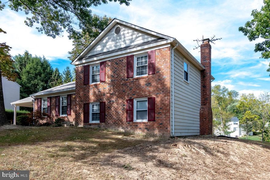 Available Immediately. Quiet tree lined cul-de-sac, located just outside the 495 beltway. Spacious split-level with four separate levels. 5BR/2.5BA. Large eat-in kitchen with lots of cabinet and counter space. Separate dining room (11x10) and living room (11x17). Lower level family room (18x12) with wood burning fireplace and sliding glass door leading to the private backyard. Master bedroom (14x12) with en suite bath and large closets. Lots of storage - 4th level basement. Ideally situated on Wakefield Chapel Woods Park overlooking green space, walking trails and a winding stream. Energy efficient with newer windows, updated HVAC system and water heater replaced in the last  year. Ideal commuter location - just minutes to I-495, 5 miles to Dunn Loring Metro, quick walk to the 29W Express Metro bus to the Pentagon (30 min) or I-495 Express Lanes via Braddock Road exit. School district: Woodson High, Frost Middle & Wakefield Forest Elem.  $50 application fee per adult.