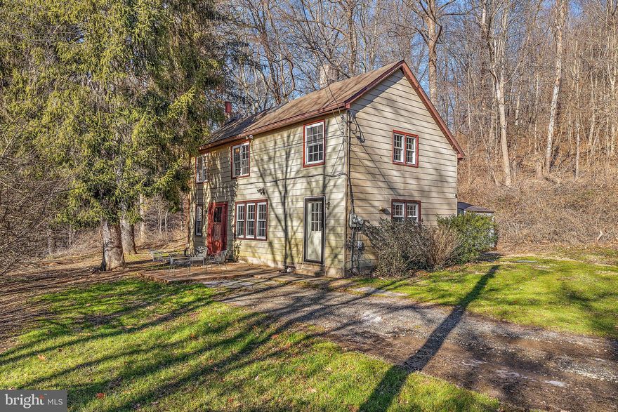 Incredible opportunity to live in a spacious cottage tucked away on a quiet 2+ acre wooded lot with your own private creek.  This charming 3 bedroom, 2.5 bath home is situated on a hilltop surrounded by peace and serenity, yet just minutes from all your everyday needs.  A spacious galley kitchen features electric cooking, dishwasher and ample counter space and leads into a cozy family room with ample space for a dining table.  Spacious storage cabinets sit to each side of the stone fireplace, and original hardwoods flow from this main floor into the upper level via 2 separate staircases.  Laundry is located on the main floor set next to a hallway that leads to the upper level where you'll find 3 spacious bedrooms and 2 full baths.  Plenty of closet space is available for storage in the upper level, and soaring ceilings with beamed accents are found in each room. The exteriors of the home are what will have you falling in love with a still quiet that surrounds you as you relax on the patio and enjoy the sound of the babbling creek below.  With easy access to Downingtown Pike, the borough of Downingtown, Exton and West Chester are just a short drive.  This home sits within the Downingtown School District.  Pets are allowed on a case-by-case basis with a pet deposit.  Tenant is required to provide proof of Renter's Insurance prior to move-in date.  $40 application fee for anyone interested, please see Agent Remarks for link to apply, or contact Listing Agent.