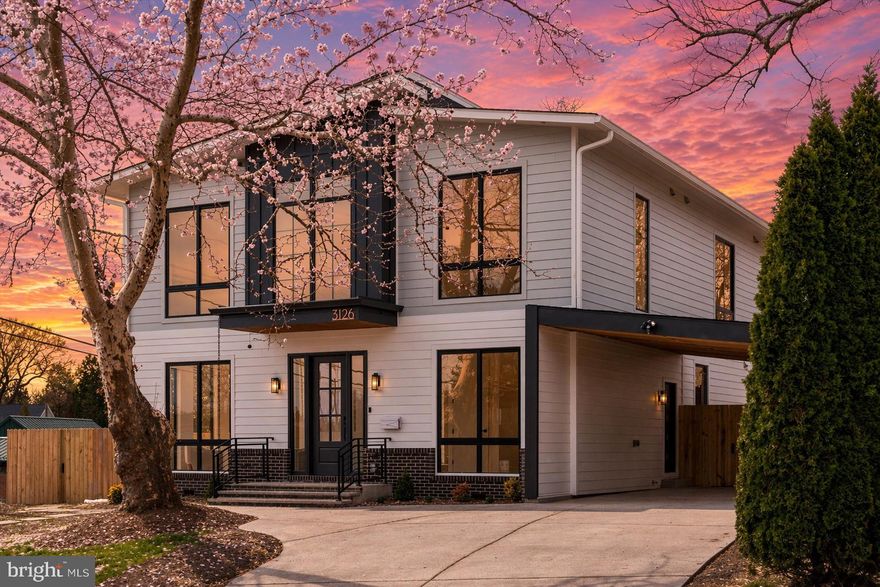 Compelling opportunity with this Single family home in Falls Church VA. A new construction offering over 4,000 square feet, this 4 bedroom 4.5 bathroom modern home, completed April 2026, blends contemporary design with functional living across two thoughtfully designed levels. A grand foyer with a dramatic cathedral ceiling sets the tone, while 10-foot ceilings and floor to ceiling windows fill the main level with ample daylight, creating a bright open floor plan.

The layout balances open living with purposeful spaces, including a formal living room and a main level office that easily functions as a guest suite or flexible living area. The main living space is anchored by a gas fireplace, adding warmth and quiet sophistication.

At the center of the home, a European-inspired chef’s kitchen is designed for both daily living and entertaining, featuring a prep kitchen and separate pantry for added convenience and storage.

The upper level offers 9-foot ceilings and a well designed layout with a versatile loft space ideal for a lounge, study, or additional living area. The spacious primary suite serves as a private retreat, complete with 2 large walk-in closet and a luxurious bath featuring a soaking tub and spa inspired shower, along with three generously sized bedrooms, each with its own ensuite bath.

Modern features enhance everyday living, including full surround sound, an EV charger, expansive tinted windows, and dual HVAC systems for comfort and efficiency.

Outdoor living extends to an 85 sq ft Trex deck and a fully fenced yard, ideal for relaxing or hosting.

Located in Falls Church with close proximity to Tysons Corner, Amazon HQ2, and Washington DC, this home offers easy access to I-495, I-66, Route 50, and HOV lanes, making it a strong option for commuters seeking a modern home in Northern Virginia.