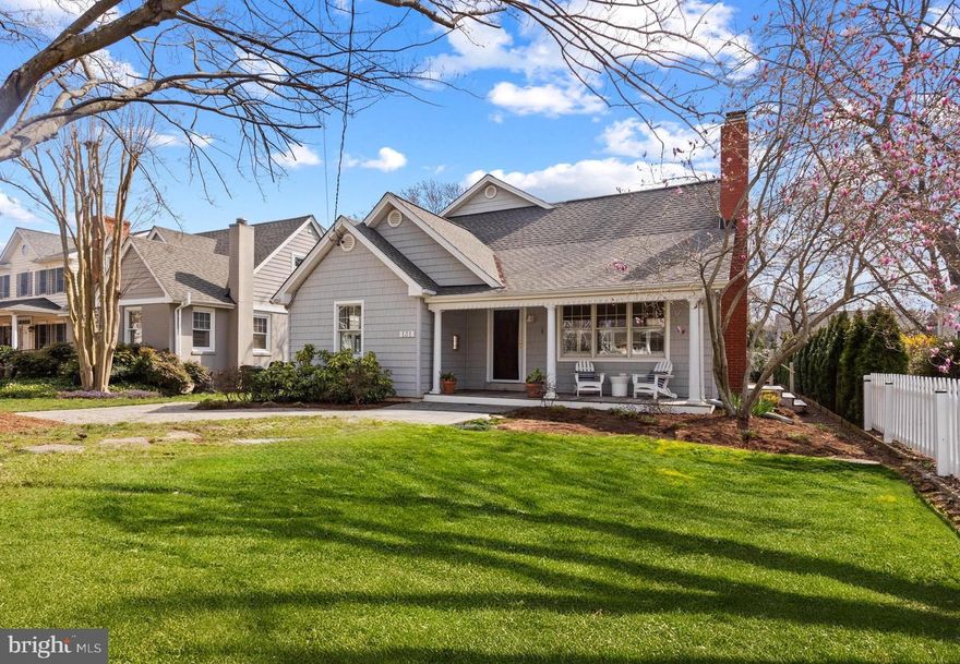 Welcome to a picture-perfect, expanded Cape Cod in Homewood! Situated just around the corner from Downtown Annapolis and the Navy Stadium, this home offers approximately 2,500 square feet of finished space with an inviting open layout, a spacious yard, and a charming paver driveway in one of Annapolis's most sought-after neighborhoods.

Enjoy abundant natural light streaming through the large windows and vaulted ceilings, complemented by wood floors and classic moldings that add character to every room. Relax on your welcoming front porch or in the expansive backyard with a patio, perfect for outdoor gatherings.

The main level offers two entry-level bedrooms for added flexibility, while the Primary bedroom on the third floor offers vaulted ceilings and a private bath. Recent upgrades, including a new roof in 2024, new HVAC in 2022, and furnace in 2019, ensure comfort and peace of mind.

Conveniently located just minutes from Historic Annapolis, Navy Stadium, and Route 50, this property presents an incredible opportunity to embrace the quintessential Annapolis lifestyle!