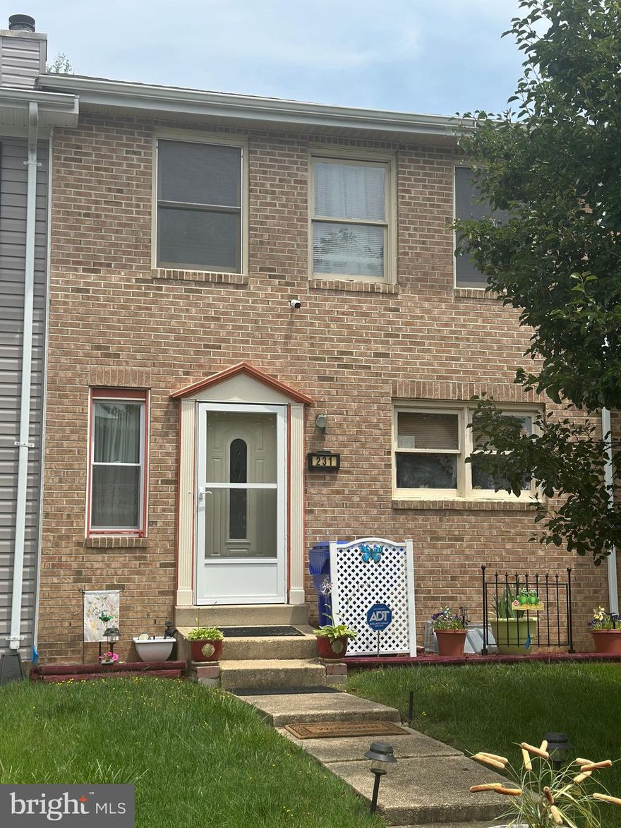 Back on the Market w/PRICE REDUCTION – Motivated Seller:  Are you READY TO MOVE?  CLOSING HELP is available.  This is a fantastic investment opportunity you don’t want to miss.   This 3-level townhome features:  4 bedrooms | 3.5 bathrooms.  It has a finished walk-out basement with full bath and private bedroom—perfect for rental income, in-law suite, or a home office.  It has a step-down living room with hardwood floors, eat-in kitchen, deck, and fenced backyard.  Just to mention...here are some recent updates (big ticket items already done): Roof (approx. 5 years old),  Vinyl siding (approx. 3 years old),  recent (July 2025) HVAC replaced, several windows replaced, new downspouts, etc.   This property is being sold AS-IS giving buyers the flexibility to make cosmetic updates and maximize value.   This home conveys with 2 reserved spaces, directly in front of home.   Prime Location: Easy access to Crain Highway and Indian Head Highway—minutes to shopping, dining, and commuter routes.   Whether you’re an investor looking for cash flow and appreciation, or a savvy buyer ready to build equity with some TLC, this home is a solid deal!