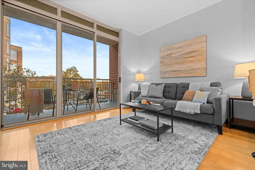 Spacious and bright 1-bedroom, 1-bath condo located in the heart of Ballston with secure garage parking is the perfect home base for those who want to live in the middle of everything. This home features hardwood floors, stainless steel appliances, granite countertops, ample closet space, in-unit washer and dryer, and a private balcony.  Crucially, the unit is located in the building so that it has open view across Wilson Blvd., providing light and interest.  Building amenities include a fitness center, private courtyard, and business center. Conveniently situated just three blocks to either the Ballston and Virginia Square Metro stations, the condo is just moments from restaurants, shops, and entertainment. Across the street from Carbonara—one of Yelp’s Top 25 Best New Restaurants in the country. Enjoy quick and easy access to Washington, D.C. via I-66, as well as other major highways. With its prime location and modern conveniences, this condo is perfect for anyone seeking a vibrant urban lifestyle in one of Arlington's most desirable neighborhoods.