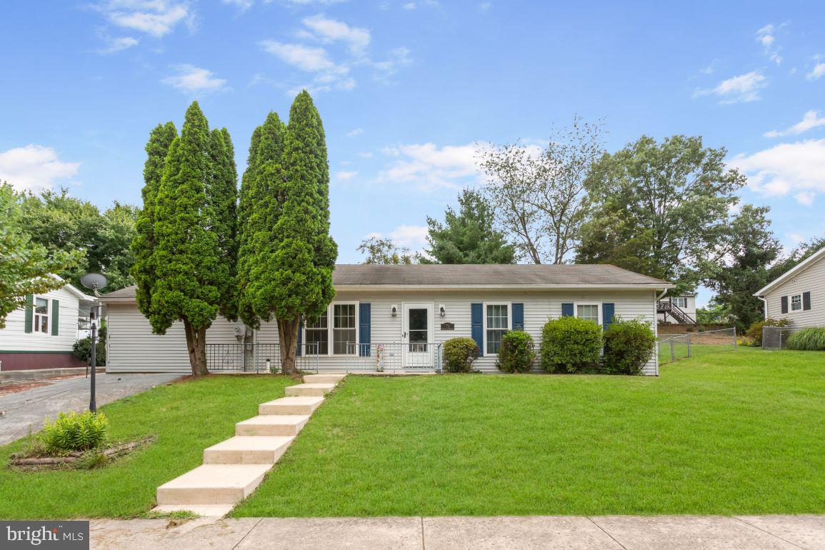 This home is what home SWEET home is all about. This sweet and adorable rancher is a must see! Nicely updated with luxury vinyl flooring and a new owners suite with a private bathroom. 3 more nicely sized bedrooms, another full bath and first floor laundry room for added convenience. Floor to ceiling windows in the living room let in lots of natural light! Cute eat in kitchen leads you to the large fully fenced in backyard with deck and patio areas, perfect for entertaining. Big shed conveys for the lucky new owners! Hurry, this home won't last long!
