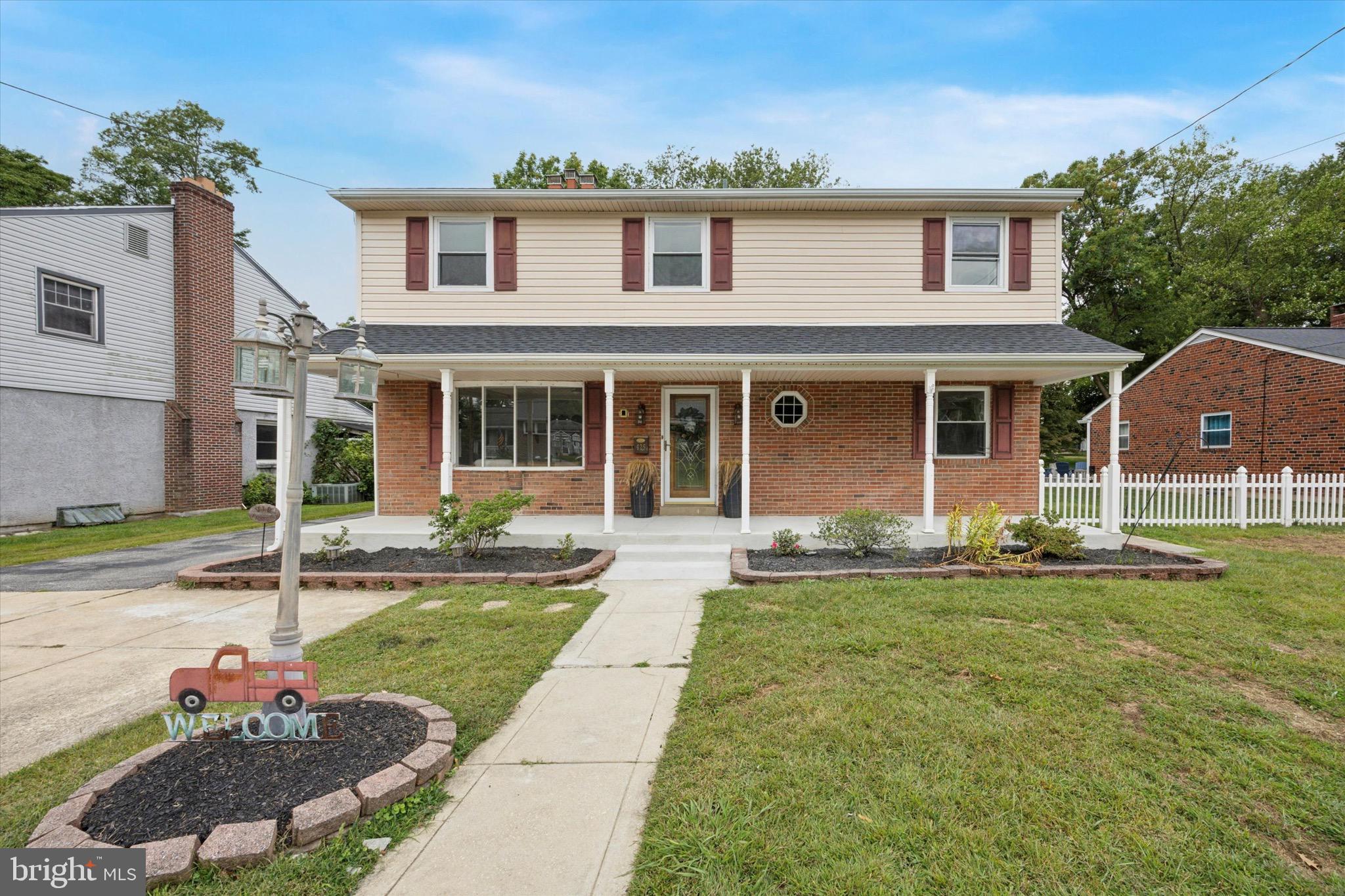 Welcome to 425 Hutchinson Terrace in Holmes. This spacious home offers over 2,500 square feet of living space, featuring a gorgeous front porch, 4 big bedrooms, 2 full bathrooms & 2 half bathrooms, a finished basement, and an oversized 3-car garage.
The first floor includes a formal living room, a versatile second living area that can be used as an office or playroom, an eat-in kitchen with access to the backyard, a convenient laundry room with abundant storage, and a half bath off of the laundry room.
The second floor offers 4 generously sized bedrooms and 2 full bathrooms. The primary suite is great in size, comes with two closets, and features a private full bath, while the hall bathroom includes dual sinks. The attic provides additional storage space.
The lower level is finished with a bar area, a spacious living/entertaining space, and a half bath. This home also includes an indoor pool!
Recent updates include a brand-new roof, new carpet upstairs and in the basement, and fresh paint throughout. The property provides ample parking with a large driveway and an oversized 3-car garage.
Located next to a park and close to schools, shopping, major highways, Philadelphia International Airport, and much more. This home offers both space and convenience.