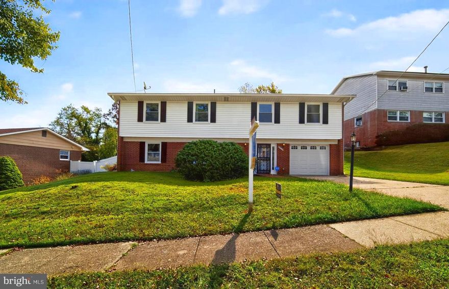 Call Nancy or Eric for details. Are you looking for a move in ready home with a Retro flare?  This is the home for you! This 4 bedroom home shines through out. In a sought after area of Rose Valley, this neighborhood is adjacent to newer homes selling for  over $700k which helps to maintain the value in the original homes. Enter to a spacious foyer.  The main floor 4th bedroom and full bath are perfect for someone that prefers no stairs to their bedroom. You could even add a wall and convert part of the bedroom into an office or den. If you do not need that as a 4th bedroom, you can envision a game day family room, especially with the nearby storage room having an extra fridge and 2 freezers for all of the yummy food that you will serve. Upstairs enjoy a spacious and bright living room, dining room plus eat in kitchen.  This leads to the large fenced in yard awaiting you to share great memories with family & friends. Also on this level are 2 more bedrooms a full bath & the owners  suite with full bath.  A lovely park with playground right around the corner too!. Priced well with an ideal location, especially with so much to do if you want to enjoy a variety of activities. Close to National Harbor,  Andrews Joint Force Base, Wash. DC & Northern VA. SOLD AS IS