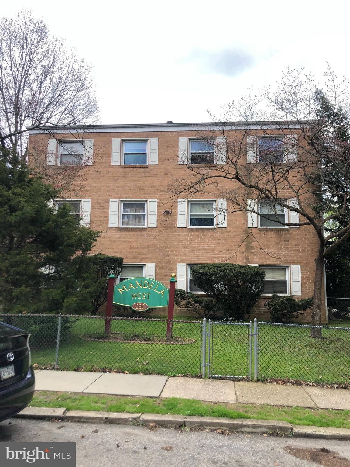 Mandella West Apartments is a three story, 12-unit low-rise walk-up apartment building totaling approximately 10,259 square feet (GBA), located in the West Mount Airy section of Philadelphia, Philadelphia County, Pennsylvania near Carpenter Woods. The building consists of all two-bedroom apartments. It is a convenient location within walking distance to the train station. There is easy access to Lincoln Drive, Kelly Drive, 76, 474, Route 1, 309 Expressway and the Pennsylvania Turnpike. Heat, hot-water & cooking gas are all included by the rent and paid for by the Landlord. The electricity is separate for each unit and paid for individually by the tenants. This building feature balconies in 8 of the 12 units and has on site laundry facilities. This is a great chance for an investor to purchase a multi-family apartment building within Mount Airy, Philadelphia. Serious inquires only.