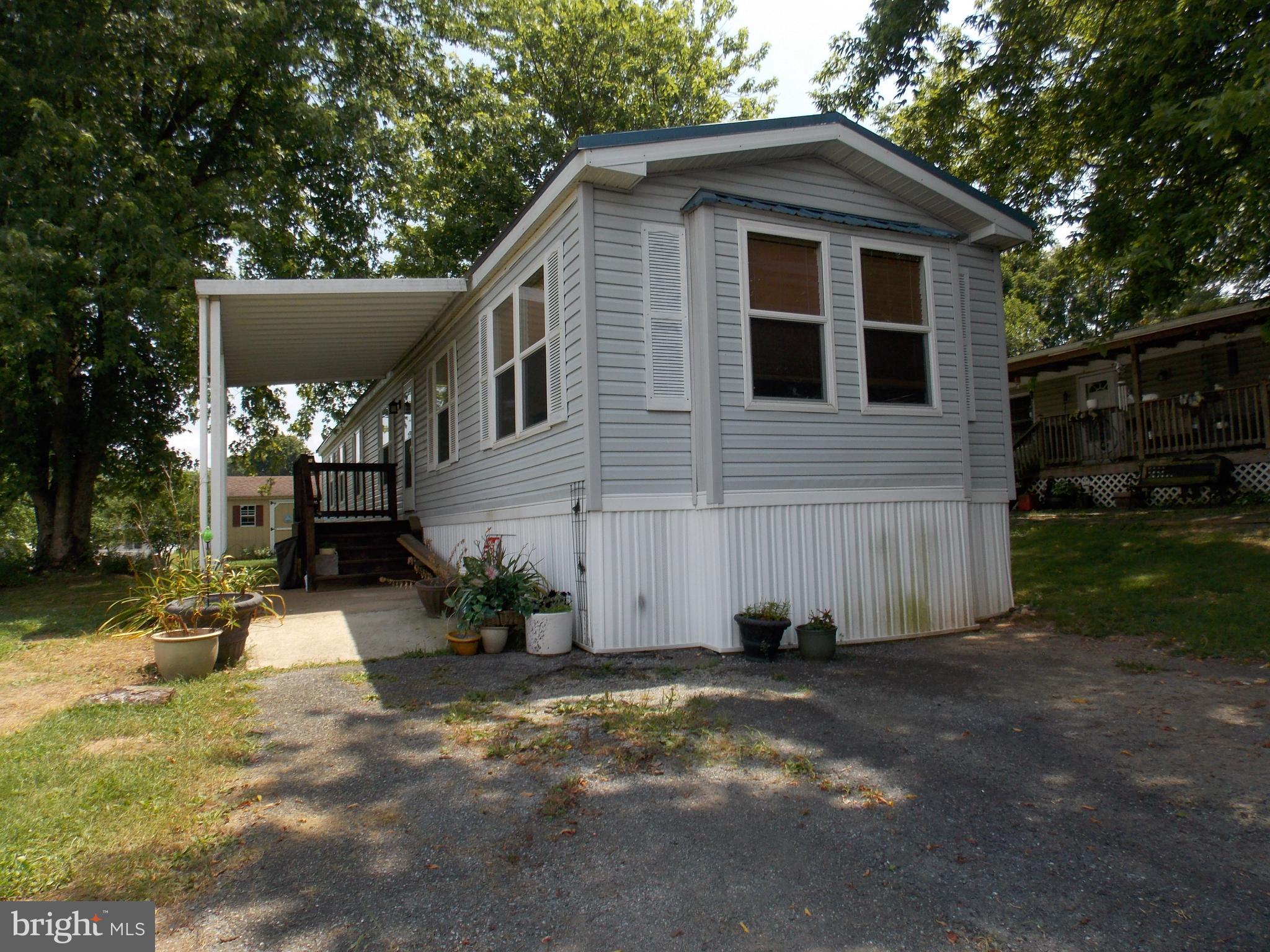 🏡 Welcome to 76 Big Spring Terrace – Affordable Living in a Peaceful Setting!
Discover comfort and convenience in this well-maintained manufactured home nestled in a quiet mobile home community in Newville, PA. This residence offers a functional floor plan with spacious living areas, a bright and airy kitchen, and cozy bedrooms—perfect for those seeking low-maintenance living at an affordable price point.
Enjoy peaceful surroundings while being just a short drive to local shops, restaurants, and major routes including I-81, making commuting a breeze. Whether you're downsizing, just starting out, or looking for an investment opportunity, this home provides great potential.
Located in a leased land community; buyer must obtain park approval. (verify with park for current fees and inclusions). Home is being sold as-is. All information is deemed reliable but is subject to verification by the buyer.
📍Don’t miss your chance to own this charming and budget-friendly home—schedule your showing today!