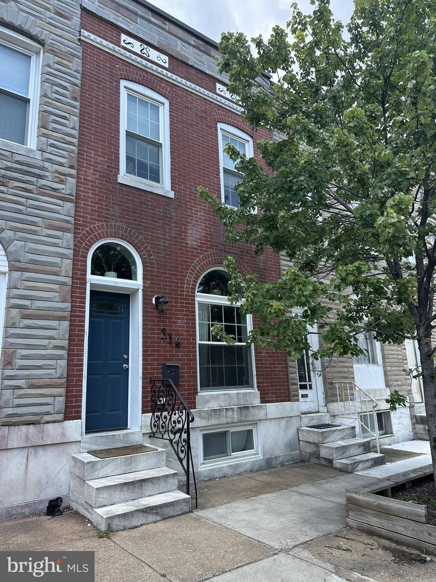 Available for rent! This gorgeous updated row home boasts 3 bedrooms and 3 full bathrooms, plus a spacious rear patio, finished basement, balcony, exposed brick walls, gleaming wood flooring, two skylights, jetted tub and more.