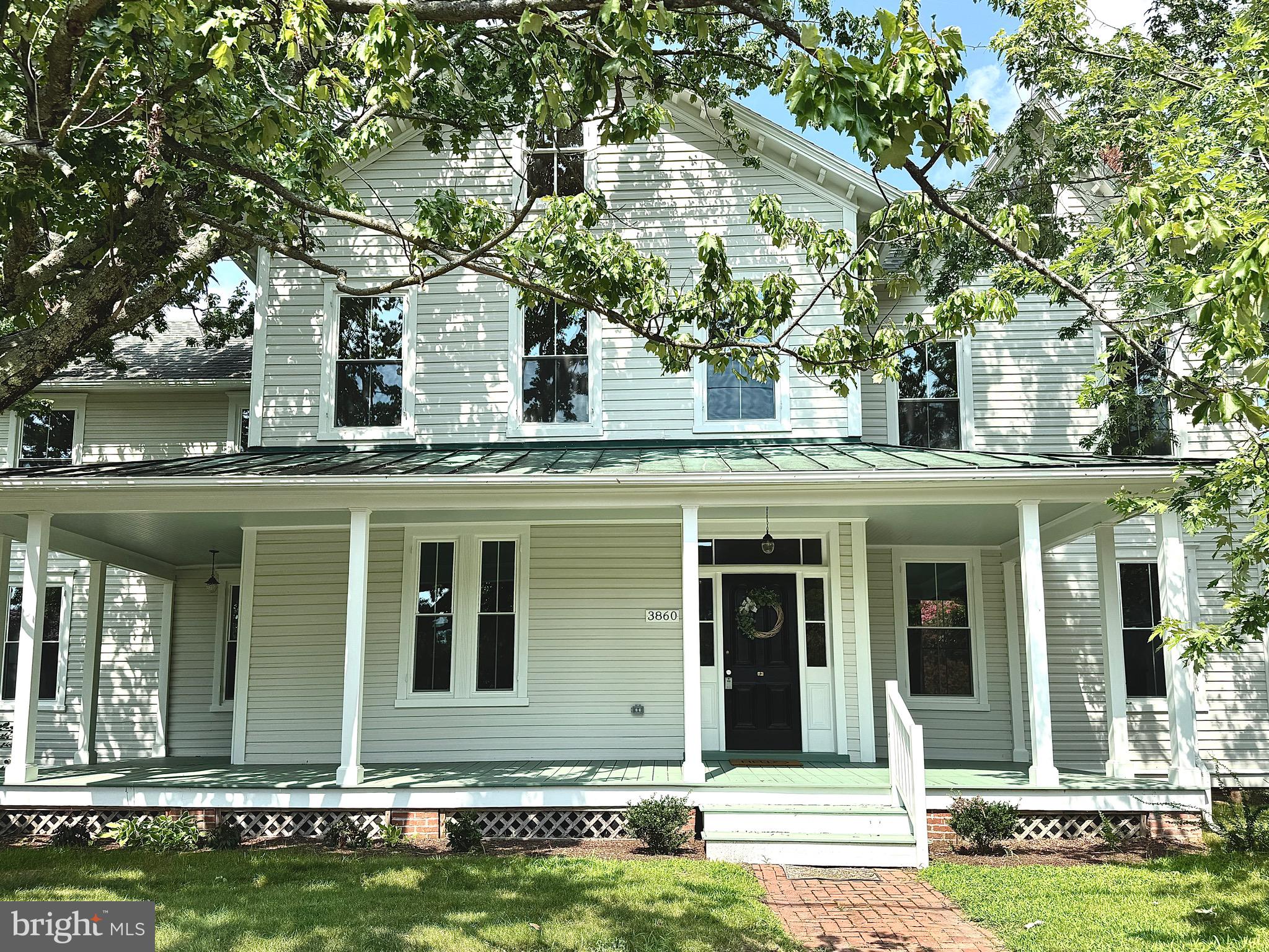 Beautifully Restored 1890s Victorian in Trappe, MD - 6BR, 3.5BA
Stunning fully restored 1890s Victorian in the heart of Trappe. This spacious 6-bedroom, 3.5-bath home features a wraparound porch, formal living and dining rooms, a family room, and a marble primary bath. The home offers one gas fireplace for warmth and ambiance, plus four original decorative fireplaces that add timeless character throughout.
The modern kitchen includes stainless steel appliances and a 36" gas range.
Updated throughout with all-new plumbing and electrical, spray foam insulation, new windows, and a 4-zone heating system. Outdoors, enjoy a large slate patio and generous off-street parking. A rare blend of historic charm and modern efficiency -move-in-ready.
Call Today for a Tour!
