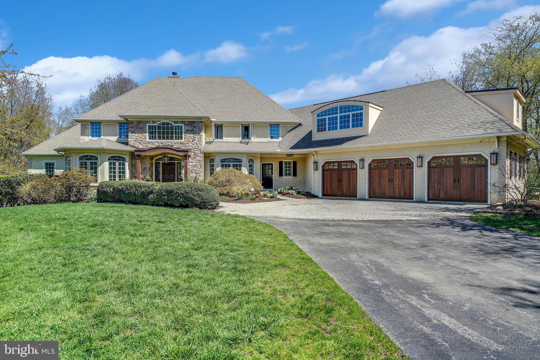 Welcome Home to 1540 Fairville Road - this is the home you’ve been waiting to find! Located in award-winning Unionville-Chadds Ford School District and set back on 4.6 private acres atop a gentle hill. Follow the tree-lined driveway to your new home. Meticulously cared for this home features over 6,000 square feet of living space - plus a finished walkout basement. There are 4 Bedrooms, 3 full and two half Bathrooms, an incredible AuPair/bonus Suite with Full Bath, Sitting area and Kitchenette over the 3-car Garage. The main level features an Owner’s Suite, a handsome Library/Office and newly renovated Laundry/Mud Room off the Kitchen. The layout of this home is perfect for entertaining with a sunken Great Room, large Dining Room and spacious eat-in Kitchen featuring an expansive butcher block countertop on the islandA charming Sunroom provides an amazing view to the professionally landscaped backyard. Outside you'll find an oasis—featuring a large ipe deck, custom bluestone terraced patios and heated in-ground pool. A custom chicken coop and tree house round out the backyard fun. See additional documentation for detailed list of Amenities & Upgrades