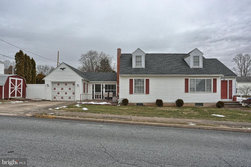 Cozy cape situated on a corner lot in Middletown Boro.   Hardwood flooring, brick wood burning fireplace and exposed beams are just a few of the details offered in this home.  First floor office could be a formal dining room or easily converted to a bedroom.   Economical gas heating and central air.   Relax on the breezeway  with your morning coffee that connects to the one car garage.  Home can be sold furnished; completely turnkey! Conveniently located; Penn State Harrisburg and HIA are closeby.  Easily pickup Rt 283 or Rt 230 for your commute.  The perfect place to call home.  Being Sold "As Is"