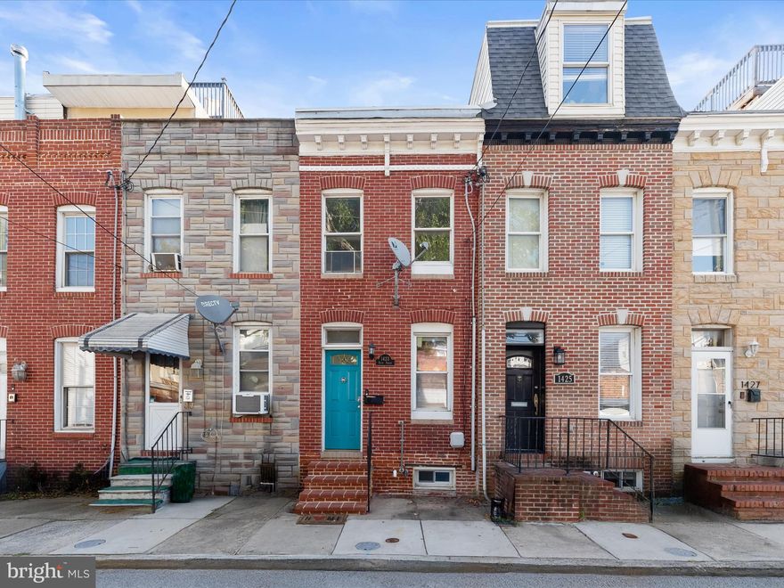 Located in the vibrant Federal Hill neighborhood, this two bedroom brick rowhome blends historic charm with modern updates. A freshly painted neutral palette sets a welcoming tone, beginning in the front living room accented by an exposed brick wall. Hardwood floors continue into the eat-in kitchen, appointed with granite countertops, a subway tile backsplash, and updated appliances. A full bathroom with a tub/shower combination, convenient laundry, and access to the fenced rear patio complete the main level. Upstairs, both bedrooms have brand new carpet and are filled with natural light, while the lower level provides utility and storage space. Outside, the private patio offers a perfect spot for relaxing or entertaining. Enjoy the best of city living with Federal Hill’s top-rated restaurants, lively bars, boutique shops, Riverside Park, and entertainment venues just moments away. Everyday essentials and quick access to the Inner Harbor, major highways, and public transit make this home as practical as it is charming.
