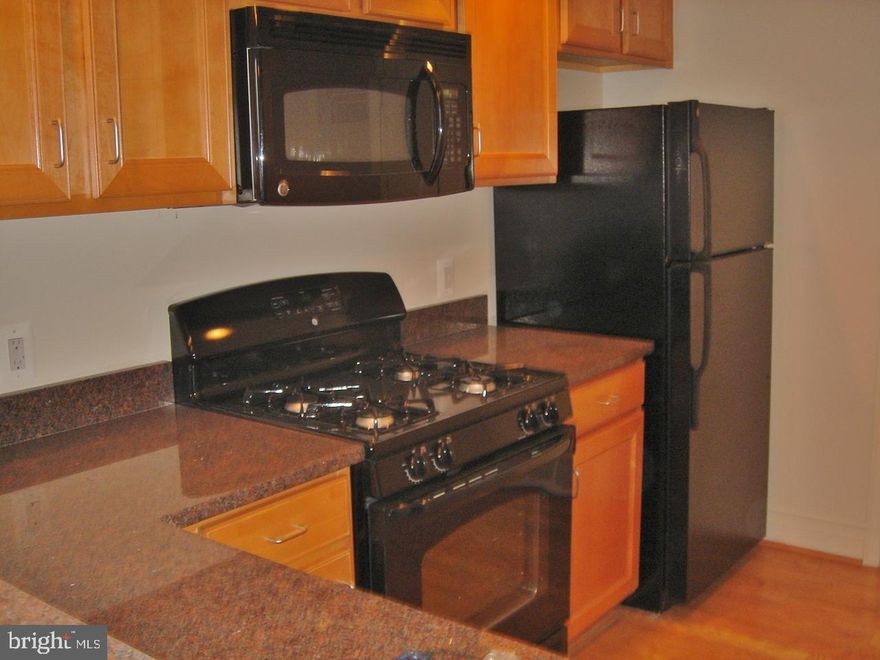 Wood floors, private balcony, parking included, full-service building, granite counters, laundry in-unit!  Rooftop pool, gym, internet business center and party room included!  Attached garage Parking!