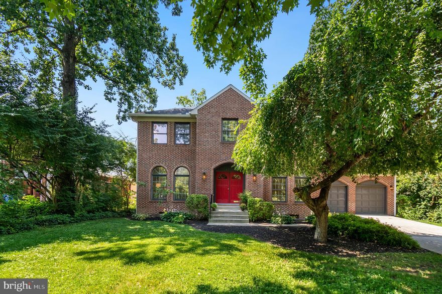 Elegant and spacious  center-hall colonial, where generous proportions create an inviting atmosphere for both relaxed living and seamless entertaining. From the grand open entry foyer to the flowing layout throughout, this home offers an abundance of space. With
five large bedrooms and four and a half baths, it also features a main-level family room, office,
and laundry room. The updated kitchen, complete with a breakfast bar and table space, opens to
a rear deck and yard. You will find three full baths on the upper level, including two ensuite. The lower level includes a large bedroom, full bath, large recreation room, kitchenette, and ample storage rooms. There is an attached oversized two car garage, large driveway with parking for at least 5 cars and it has a turnaround. But for additional parking the rear yard backs to Wiscasset Rd. where there is plenty of parking. This is a home in which you can spread your wings in the
expansive space. The RideOn bus to two Metro stations stops at the front of the house and there
is easy access to downtown and the Beltway. Enjoy as you tour! (Tax record says total building 
square footage is 5263)